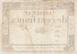 France  100 Francs - 18 Nivose An III - (07.01.1795) - Sign. Mané - Serial 484 VF