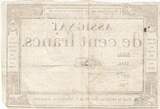 France  100 Francs - 18 Nivose An III - (07.01.1795) - Sign. Mane - Serial 3316 VF