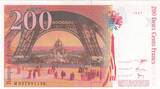 France  200 Francs - Gustave Eiffel - Tour Eiffel - 1996 - Serial M.057 UNC