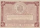 France  0.5 Franc - Honfleur and Caen Chamber of Commerce - 1920- Serial B XF