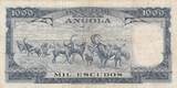 Angola 1970 1000 Escudos - A. Tomas - dam - 10-06-1970 - Serial v2HG VF