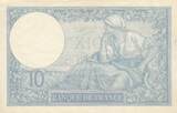France 1932 10 Francs - Minerva - 16-06-1932 - Serial W.65923 XF