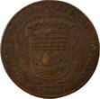 France 1 token Mayors of Nantes, Claude Bidé - Copper Token -1653 VF