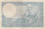 France 1936 10 Francs Minerva - 17-12-1936 - Serial D.67606 VF