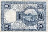 Iceland 1957 100 Kronur, J. Sigurdsson - Herd of sheep - 19(55-57) - C.1.395.555 VF