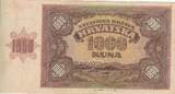 Croatia 1941 1000 Kuna - Young girl - Mountains - 26-05-1941 - Serial R VF