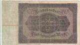 Germany  50000 Mark Burgermaster Brauweiler - 1922 Serial D.14 VF