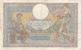 France 1926 100 Francs - Luc Olivier Merson- Grands cartouches - 25-11-1926 - Serial S.16132 FF+