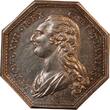 France 1 token Mines and Foundries of Burgundy, Louis XVI - Silver Token - Rare XF