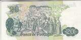 Portugal 1971 20 Escudos - Garcia de Orta - 27-07-1971 - Serial RD XF