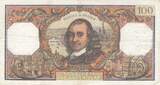 France 1971 100 Francs - Corneille - 01-04-1971 - Serial U.560 VF