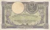 Poland 1919 500 Zlotych - T. Kosciuszko - Crowned Eagle - 28-02-1919 - Serial S.A.1153580 VF