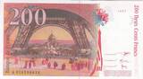France  200 Francs - Gustave Eiffel - Eiffel tower - 1997 - Serial A.058 UNC