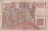 France 1954 100 Francs - Young farmer - 07-01-1954 - Serial R.580 FF