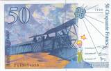France  50 Francs - Saint-Exupéry - 1999 - Serial U.049 UNC