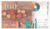 France  100 Francs - Cezanne - 1997 - Serial Y031 AU