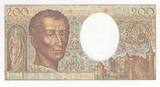 France  200 Francs - Montesquieu - 1991 - Serial A.087 - Small Number UNC