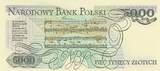 Poland 01/12/1988 5000 Zlotych 1988 - Frederic Chopin - 1988 UNC