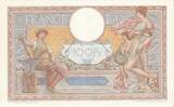 France 1934 100 Francs Luc Olivier Merson - 08-11-1934- Serial W.46363 XF