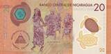 Nicaragua  20 Cordobas, Church - Maya Festival - Polymer - 2022 UNC