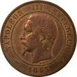 Jeton France 1 token Bronze Napoléon III 1853 FF+
