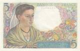 France 1947 5 Francs - Shepherd - 30-10-1947 - Serial W.148 UNC