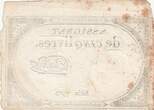 France 5 livres 5 Pounds - 10 Brumaire Year II (31.10.1793) - Sign. David - Serial 7903 VF