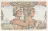 France 1952 5000 Francs - Sea and Countryside - 02-10-1952 - Serial D.108 XF