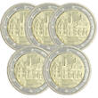 Set of 5 x 2 Euros Commemo. Germany 2013 - Baden-Württemberg (all 5 workshops) UNC ( non circulé)