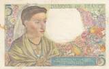 France 1943 5 Francs - Shepherd - 23-12-1943 - Serial N.113 XF
