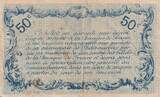 France 50 centimes 50 Cents - Chamber of Commerce - Châteauroux - 1916 - Série F VF