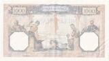 France 1940 1000 Francs Ceres and Mercury - 21-03-1940 - Serial V.9061 XF+