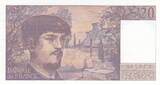 France  20 Francs - Debussy - 1987 - Serial C.020 UNC