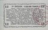France 50 centimes 1916 50 Cents - Laon - Regional Coupon - 16-06-1916 - Serial 39 XF