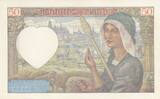 France 1941 50 Francs - Jacques Coeur - 11-09-1941 - Serial U.117 UNC