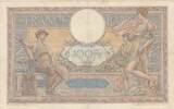 France 1927 100 Francs LOM - large cartridges - 24-05-1927 - Serial T.17933 VF