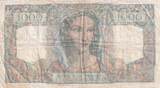 France 1949 1000 Francs Minerva and Hercules - 30-06-1949 - Serial E.569 - F.41.27 VF