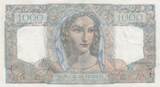 France 1948 1000 Francs Minerva and Hercules - 05-05-1948 - Serial E.414 VF