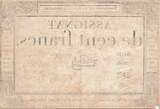 France  100 francs - 18 Nivose An III - 1794 - Sign. Lehord - Serial 2836 VF