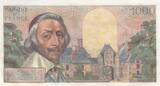 France 1954 1000 Francs - Richelieu - 01-07-1954 - Serial L.51 AU