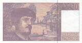 France  20 Francs - Debussy - 1993 - Serial O.044 XF