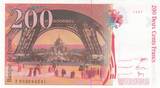 France  200 Francs - Gustave Eiffel - Tour Eiffel - 1996 - Serial T.053 UNC
