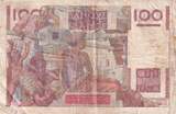 France 1946 100 Francs - Young farmer - 06-05-1946 - Serial N.47 FF