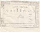 France  100 Francs - 18 Nivose An III - (07.01.1795) - Sign. Tuet - Serial 5590 VF