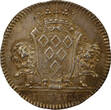 France 1 token 1787-1788 Mayors of Nantes, Pierre Richard - Silver Token - 1787 / 1788 XF