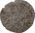 France  HENRY III - DOUZAIN WITH TWO H, 1st TYPE - 1576 D LYON VF