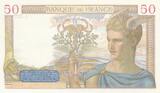 France 1936 50 Francs - Ceres - 16-07-1936 - Serial A.4695 XF+