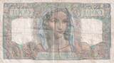 France 1949 1000 Francs Minerva and Hercules - 15-12-1949 - Serial T.625 - F.41.30 VF
