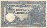 Belgium 1930 100 Francs - Albert & Elizabeth - 15-07-1930 - Serial O VF