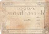 France  100 francs - 18 Nivose An III - 1794 - Sign. Dubra - Serial 2438 VF